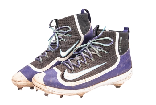 2016 Nolan Arenado Game Used Cleats (JT Sports)